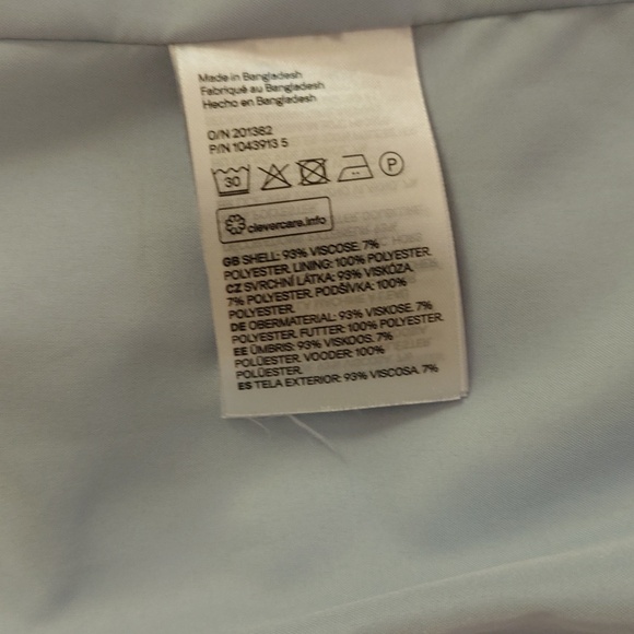 Like new H&M Pale Blue Women’s Blazer - Picture 5 of 5